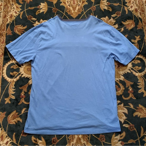 🏄Y2K TOMMY HILFIGER MENS CHEST STRIPE LOGO SHORT SLEEVE T-SHIRT - SIZE XL🏄♂️ - Picture 3 of 5